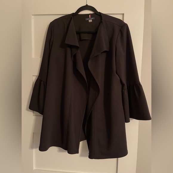 Tommy Hilfiger 3/4 bell sleeves open jacket blazer size 12 - Picture 2 of 9